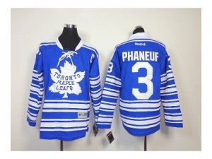 Youth nhl jerseys toronto maple leafs #3 phaneuf blue[2014 winter classic patch C]