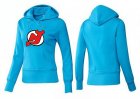 NHL Women New Jersey Devils Logo Pullover Hoodie 25