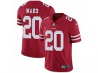 Nike San Francisco 49ers #20 Jimmie Ward Red Team Color Men Stitched NFL Vapor Untouchable Limited Jersey