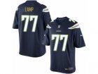 Mens Nike Los Angeles Chargers #77 Forrest Lamp Limited Navy Blue Team Color NFL Jersey