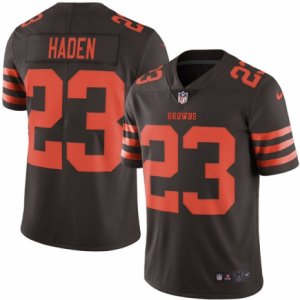 Mens Nike Cleveland Browns #23 Joe Haden Limited Brown Rush NFL Jersey