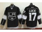 NHL Los Angeles Kings #17 Milan Lucic Black Home Stitched jerseys