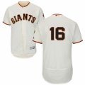 Mens Majestic San Francisco Giants #16 Angel Pagan Cream Flexbase Authentic Collection MLB Jersey