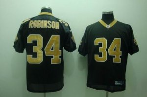 nfl new orleans saints #34 robinson black