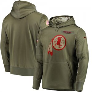 Nike Redskins Olive Salute To Service Mens Pullove Hoodie