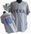 2010 World Series Patch Texas Rangers #10 Young grey