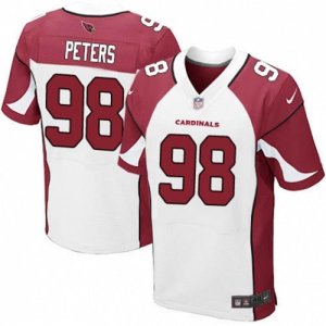 Mens Nike Arizona Cardinals #98 Corey Peters Elite White NFL Jersey