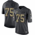 Mens Nike Pittsburgh Steelers #75 Joe Greene Limited Black 2016 Salute to Service NFL Jersey