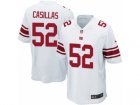 Mens Nike New York Giants #52 Jonathan Casillas Game White NFL Jersey