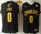 NBA Cleveland Cavaliers #0 Kevin Love Black Fashion The Finals Patch Stitched Jerseys
