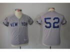 Youth New York Yankees #52 C.C. Sabathia Grey jerseys(2009 Logo WS 09 Champions Pat)