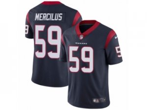 Mens Nike Houston Texans #59 Whitney Mercilus Vapor Untouchable Limited Navy Blue Team Color NFL Jersey