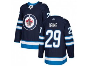 Youth Adidas Winnipeg Jets #29 Patrik Laine Navy Blue Home Authentic Stitched NHL Jersey