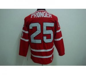 nhl team canada #25 pronger 2010 olympic red