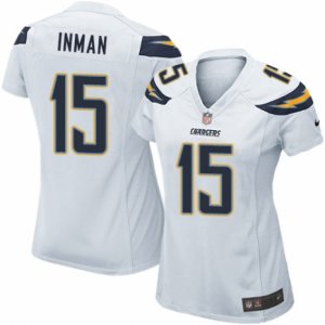 Women\'s Nike San Diego Chargers #15 Dontrelle Inman Limited White NFL Jersey