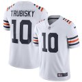 Nike Bears #10 Mitchell Trubisky White 2019 Alternate Classic Vapor Untouchable Limited Jersey