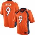 Men's Nike Denver Broncos #9 Riley Dixon Limited Orange Team Color NFL Jersey