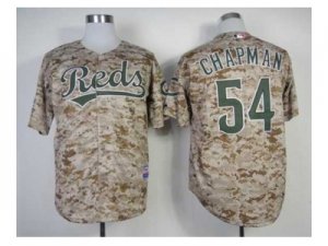 mlb jerseys cincinnati reds #54 chapman camo[2014 new]