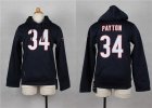 Nike Youth Chicago Bears #34 Walter Payton Blue jerseys(Pullover Hoodie)