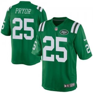 Nike New York Jets #25 Calvin Pryor Green Men Rush jerseys(Elite)