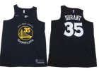 Golden State Warriors #35 Kevin Durant Black Nike Jersey