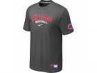 Chicago Cubs D.Grey Nike Short Sleeve Practice T-Shirt