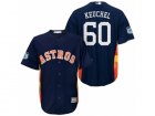 Mens Houston Astros #60 Dallas Keuchel 2017 Spring Training Cool Base Stitched MLB Jersey