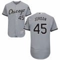 Men's Majestic Chicago White Sox #45 Michael Jordan Grey Flexbase Authentic Collection MLB Jersey