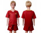 Roma Blank Home Kid Soccer Club Jerse