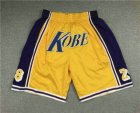 Men Los Angeles Lakers #8 #24 Kobe Bryant Yellow Just Don