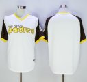 San Diego Padres Blank White 1978 Turn Back The Clock Stitched Baseball Jersey