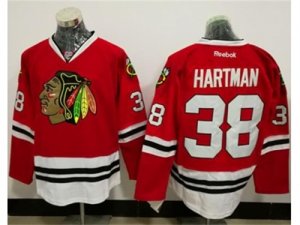 Chicago Blackhawks #38 Ryan Hartman Red Stitched NHL Jersey