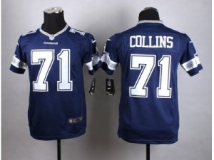 Women Nike Dallas Cowboys #71 Collins Navy Blue jerseys