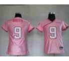 new orleans saints #9 brees pink