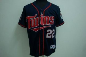 mlb minnesota twins #22 gomez blue