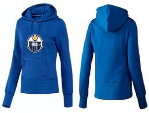 NHL Women Edmonton Oilers Logo Pullover Hoodie 28