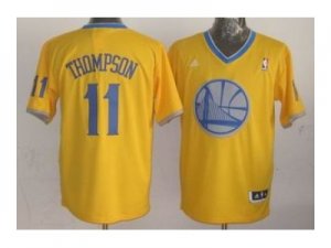 nba golden state warriors #11 thompson yellow[2013 Christmas edition]