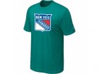 NHL New York Rangers Big & Tall Logo Green T-Shirt