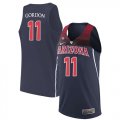 Arizona Wildcats #11 Aaron Gordon Navy College Basketball Jersey
