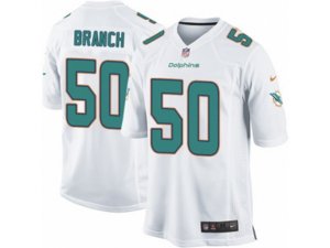 Nike Miami Dolphins #50 Andre Branch Game White NFL Jersey