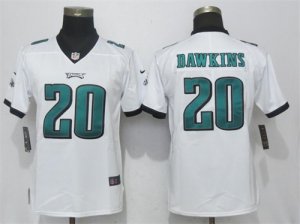 Nike Eagles #20 Brian Dawkins White Women Vapor Untouchable Player Limited Jersey