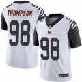 Mens Nike Cincinnati Bengals #98 Brandon Thompson Limited White Rush NFL Jersey