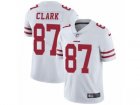 Mens Nike San Francisco 49ers #87 Dwight Clark Vapor Untouchable Limited White NFL Jersey