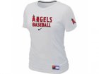 women Los Angeles of Anaheim Nike White Short Sleeve Practice T-Shirt