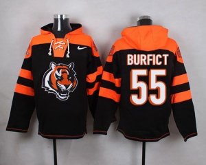 Nike Cincinnati Bengals #55 Vontaze Burfict Black Player Pullover NFL Hoodie