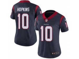 Women Nike Houston Texans #10 DeAndre Hopkins Vapor Untouchable Limited Navy Blue Team Color NFL Jersey