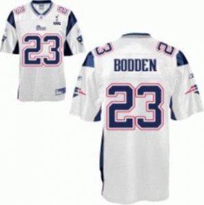 New England Patriots #23 Leigh Bodden 2012 Super Bowl XLVI white