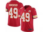 Mens Nike Kansas City Chiefs #49 Daniel Sorensen Limited Red Rush NFL Jersey