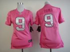 Nike Women Dallas cowboys #9 Tony Romo Pink Jerseys[love s]