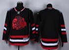 NHL chicago blackhawks blank Stitched black jersey[2014 new]